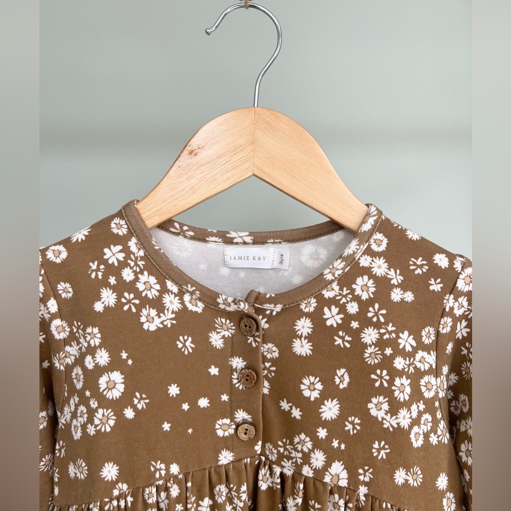 Jamie Kay - Organic Cotton Bridget Dress - Daisy Floral - Picture 3 of 6